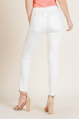 High Waist Skinny Moto Pant