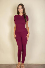 Short Sleeve Round Neck T Shirt